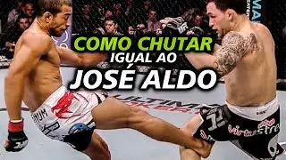 COMO CHUTAR R&Aacute;PIDO e  FORTE IGUAL o JOS&Eacute; ALDO : LOWKICK  / CHUTE BAIXO #kickboxing #mma #muaythai