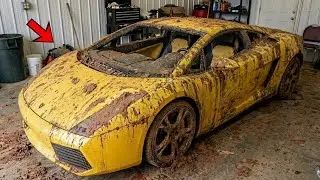 Extreme Deep Cleaning a Flooded $500 Lamborghini Gallardo (Full Restoration)