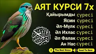 Ұйқыға арналған Әуезді МҮРОТТАЛ, Ясин сүресі, Әл-Мүлк, Ар Рахман, Аят Курси, Әл Фалақ