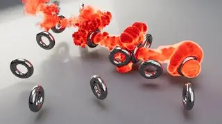 Cinema4D 2023.1 + Redshift Pyro Test Render 4