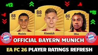 ФИФА 26 | ОФИЦИАЛЬНЫЕ РЕЙТИНГИ ИГРОКОВ БАЙЕРН МЮНХЕН В FC 26! 😱🔥 при участии Киммиха, Олизы, Муси...