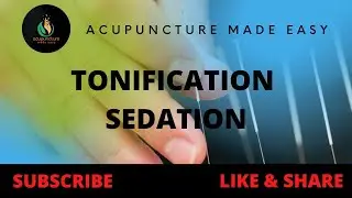 Tonification and Sedation techniques explained in detail | Acupuncture | TCM | Needling technique