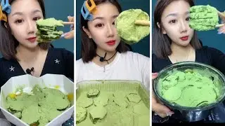 Asmr | Jade Tea Powder + Ice Chips Eating Sounds [Solo: djz] Compilation#1