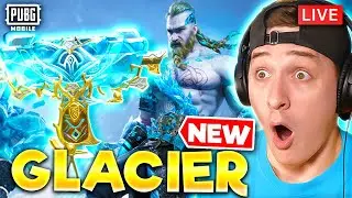 MAXING NEW GLACIER UZI & GOD OF WAR ULTIMATE! PUBG MOBILE LIVE