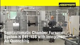 Semiautomatic Chamber Furnaces System N 641/13S with Integrated Air Quenching