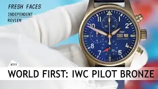 World premiere: the IWC Pilot's watch Chronograph 41 in bronze