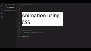 How to add basic animations using CSS | Zoom in and zoom out effect using CSS in HTML