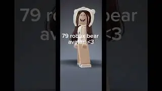 cheap bear avatar in roblox! 🧸