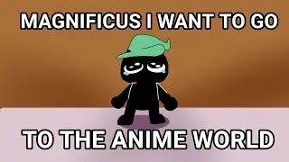 Lonely Wizard goes to anime world - Inscryption shidpost