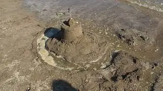 Sandcastle on Dhoon Bay, Scotland
