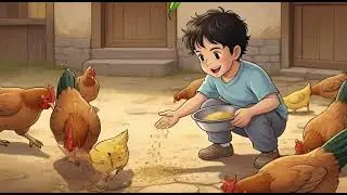 Peaceful Indian Village Morning 🌾 | Anime ASMR | Calm & Relaxing Rural Life