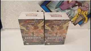 Opening 2 Pokemon Forbidden Light Build and Battle Boxes!