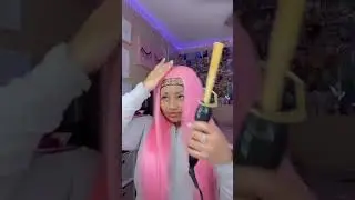 Ash Pink Lace Front Wig!  How it was installed Part 1