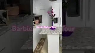 Barbie Kitchen/Loft Tour #barbie #barbietoys #barbiecrafts #diybarbie