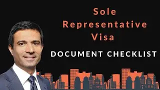 Sole Representative Visa  Document Checklist
