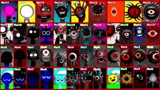 INCREDIBOX SPRUNKI  ALL PHASES From 1 - 15 | Live - 14 #incredibox #sprunki #sprunkimod