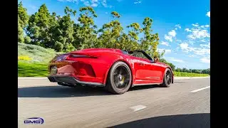 GMG Racing - Guards Red 991 Speedster with GMG WC-Sport Exhaust System