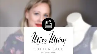 COTTON LACE - Keep it simple with smart front closure.