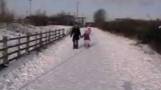 Sledging at the Countryside Centre worcester 10