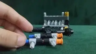 A cool lego made car engine that is very easy to build and simple