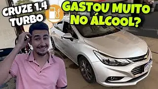 CONSUMO DO CRUZE NO ÁLCOOL EM MAIS DE 1.000 KM !!!