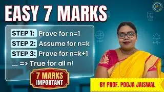 Maths I A | Mathematical Induction | Important LAQs | 7 Marks Questions 📘🔥