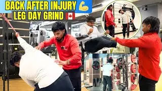 My First Leg Workout After Back Injury | Recovering & Rebuilding in Canada