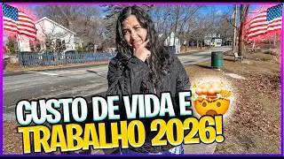 🔥 IMIGRANTE nos EUA 🇺🇸💼 TRABALHO em 2026: SAL&Aacute;RIO, dificuldade e CUSTO de VIDA 😳
