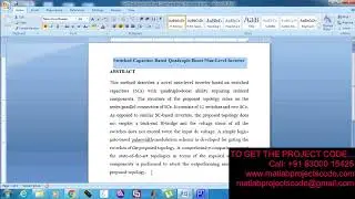 Switched Capacitor Based Quadruple Boost Nine Level Inverter-2019-20