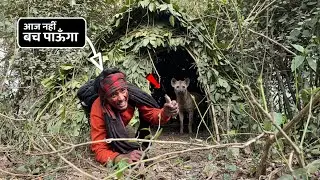 Winter Solo Jungle Camping || Discovering a Hidden Shelter in the wild || Jungle Camping 