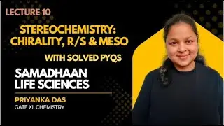 Stereochemistry: Chiral Centers, R/S & Meso | GATE XL Chemistry | By Dr.Priyanka