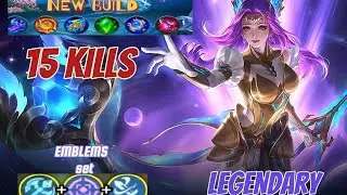 15 KILLS!!! ODETTE BEST BUILD AND EMBLEMS SET&LEGENDARY.