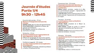 Thierry Paquot & Tables rondes sur la (r&eacute;)appropriation &bull; Biennale 