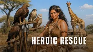 Prehistoric Village Girl Saves a Baby Giraffe | Life, Survival & Courage