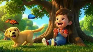 Cute Puppy & Boy: Best Friends Forever! 🐶❤️ | Kids Cartoon Song #Shorts