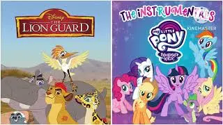 &ldquo;Here comes the Mane 6!&rdquo; (Here comes the Lion Guard X My Little Pony theme song MASHUP) 🦄🦁🎶