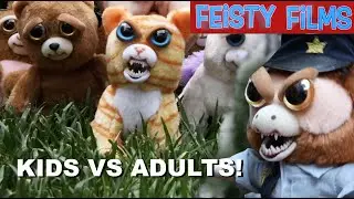 Подборка игрушек Feisty Pets Дети против Взрослых!