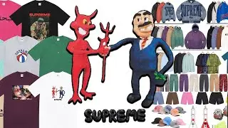 Supreme Week 9 Droplist - SPRING TEES #SS23