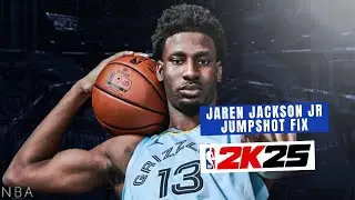Best Jaren Jackson Jr. Jumpshot & Signature Fix in NBA 2K25 Perfect Shooting & Animations