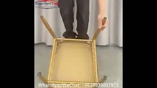Metal hotel chairs