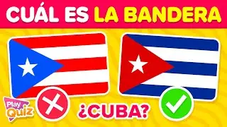 Adivina la Bandera Correcta ✅🤔❌ | Test Geografía | PlayQuiz Trivia - Nivel Medio