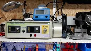 4# Meine Elektrowerkstatt, der Elektronikplatz, Erklärung von Notaus system, Lötstation und Netzteil