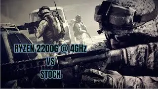 Ryzen 2200g overclock (OC)  vs Stock | 14 Games Tested
