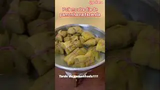 Poli mostra dia de pamonha na fazenda #shorts #virginiafonseca