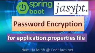 Spring Boot Password Encryption for application properties file using Jasypt