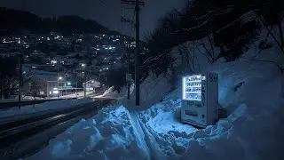 2 AM City Lights Resting Over Sleeping Tokyo ❄️ | 90s Lofi &mdash; Winter Air & Vending Machine Light