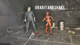 Deadpool vs Frankenstein Stop Motion