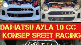 Daihatsu Ayla konsep street racing jadi sangat istimewa