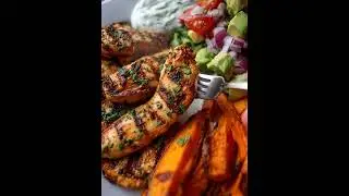 You Won&rsquo;t Believe How Easy This Grilled Chicken Bowl With Roasted Veggies Is! #shorts