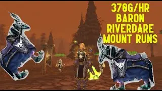 370g/hr Baron Rivendare Mount Runs Stratholme Ret Paladin. This farm is actually insane